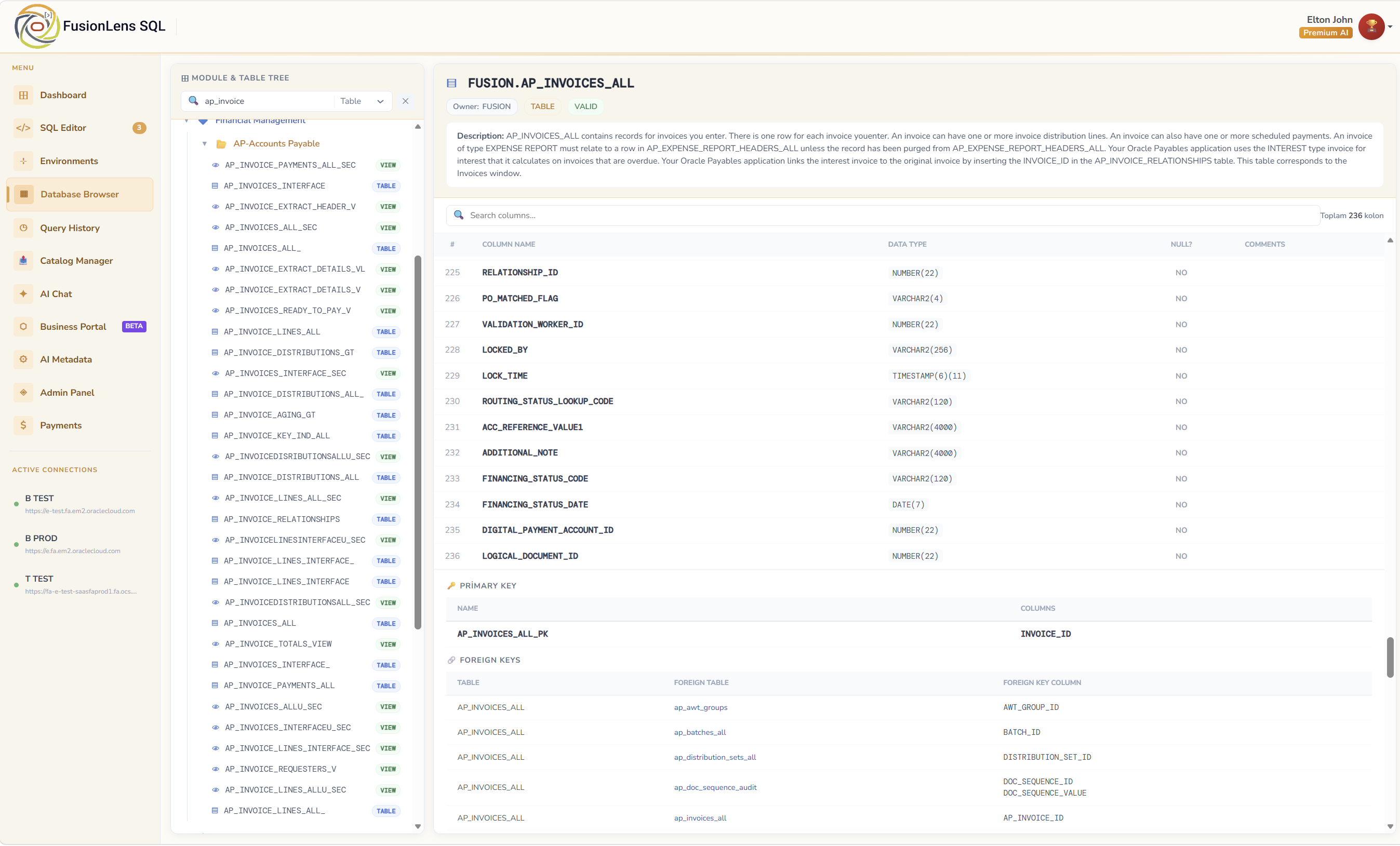 Database Browser